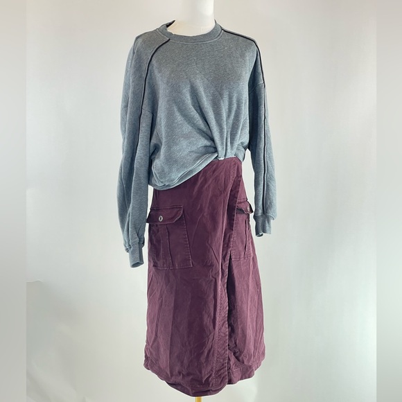 3.1 Phillip Lim Long Sleeve Draped Knit Dress, S - Picture 8 of 13